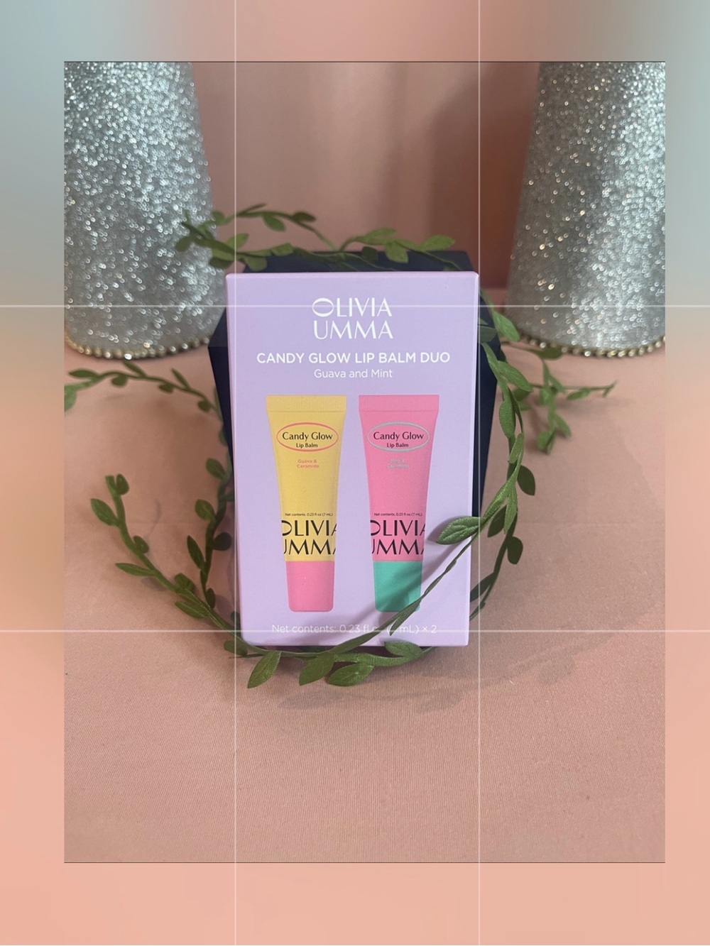 Candy Glow Lip Balm Duo — Guava & Mint